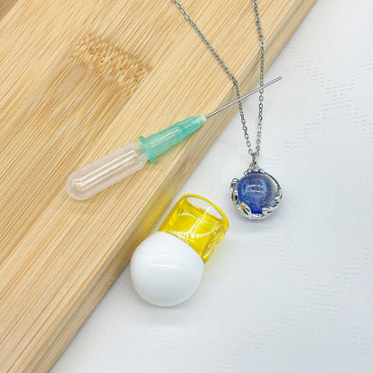 Planet Murano Aroma Necklace - Celestial Sapphire | Energy & Healing | Diffuse on the go | Gift for her-4