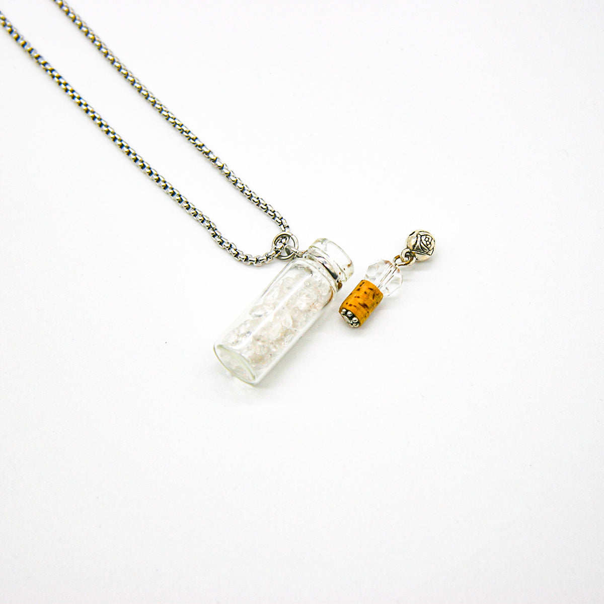 Clear Quartz Diffusing Necklace | Energy & Healing | Diffusing on the go | Perfect Gift-2