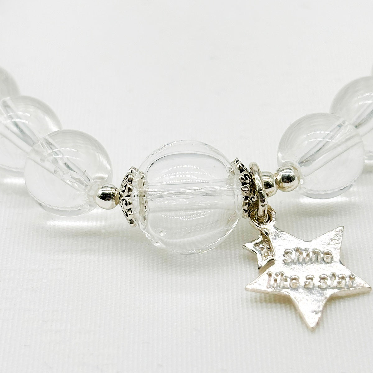 Sterling Silver Crystal Aroma Bracelet - Clear Quartz | Energy & Healing | Diffuser Jewellery | Gift for her-3