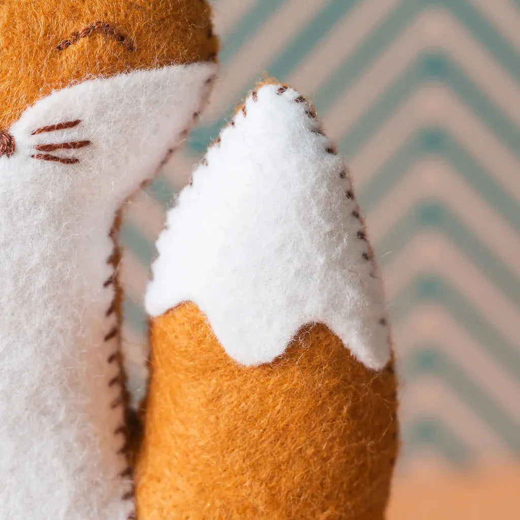 Felt Craft Mini Kit Fox from felt MKFOX1F-3