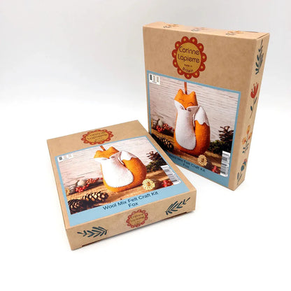 Felt Craft Mini Kit Fox from felt MKFOX1F-2