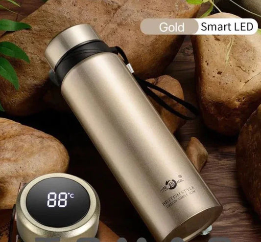 Gold Thermal Thermos Flask