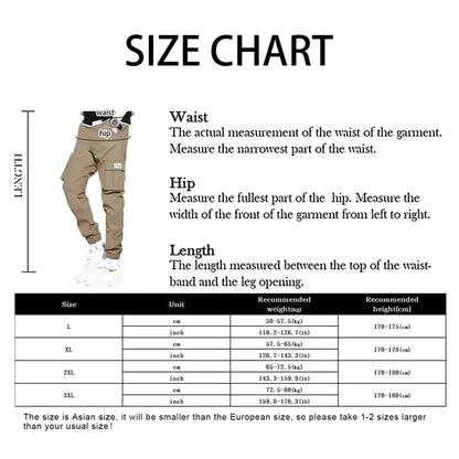 Thick Warm Fleece Cargo Pants