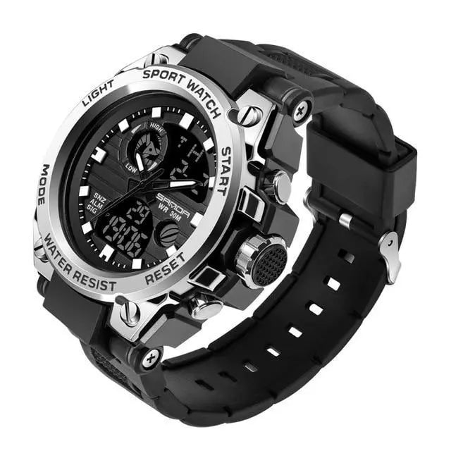 SANDA Men's Watch: AquaGuard Timepiece