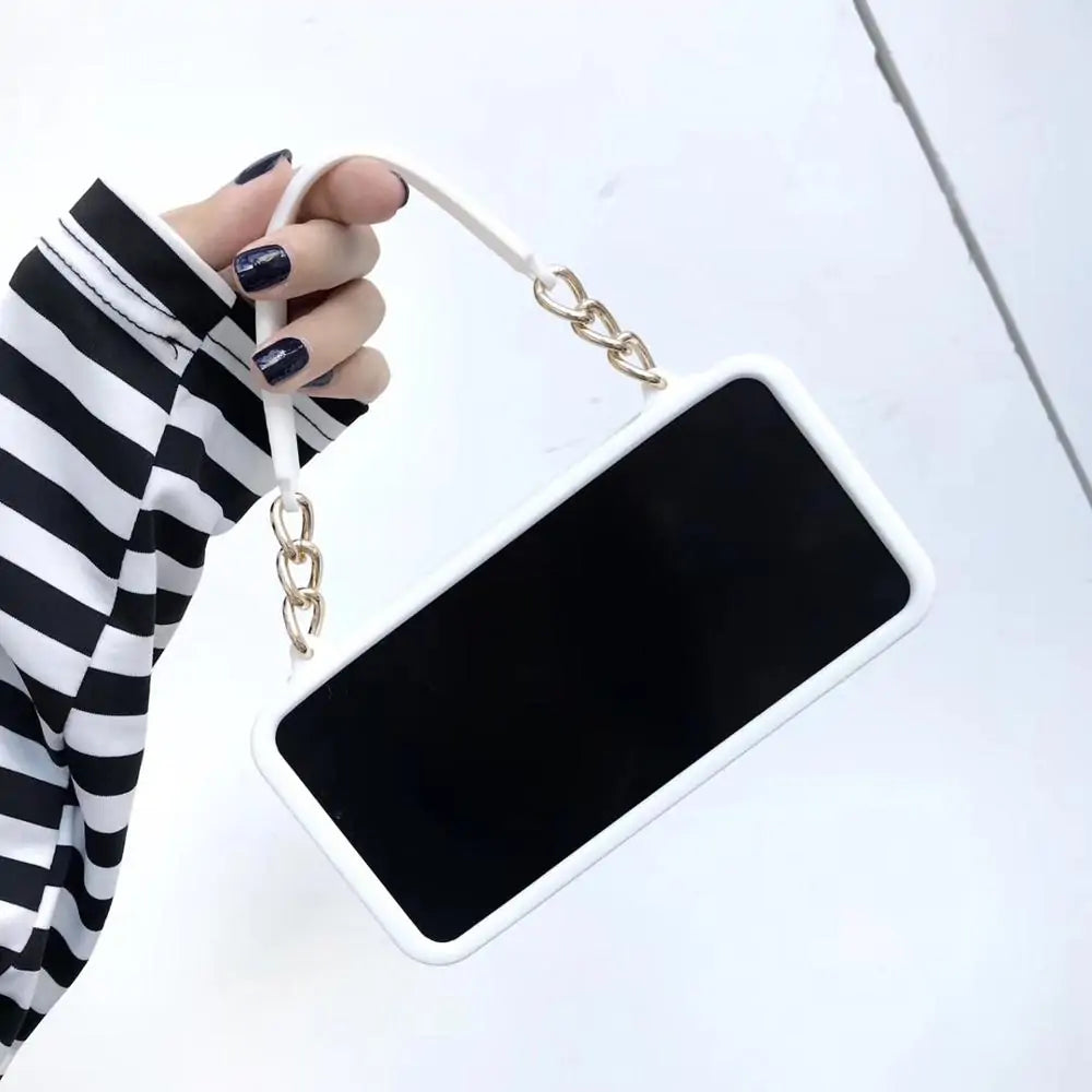 Crossbody Phone Case with Long Strap Chain for IPhone