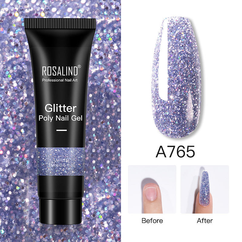 Glitter Poly Nail Gel Extension-1