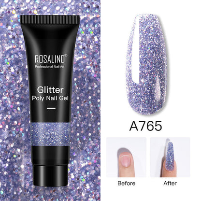 Glitter Poly Nail Gel Extension-1