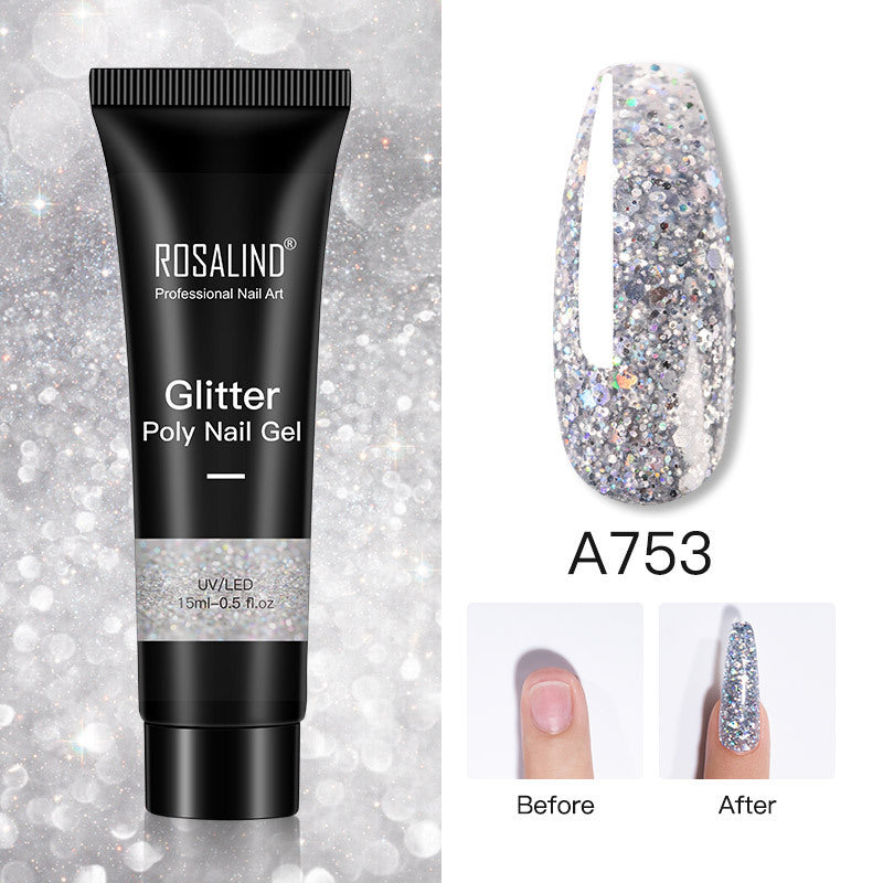 Glitter Poly Nail Gel Extension-6