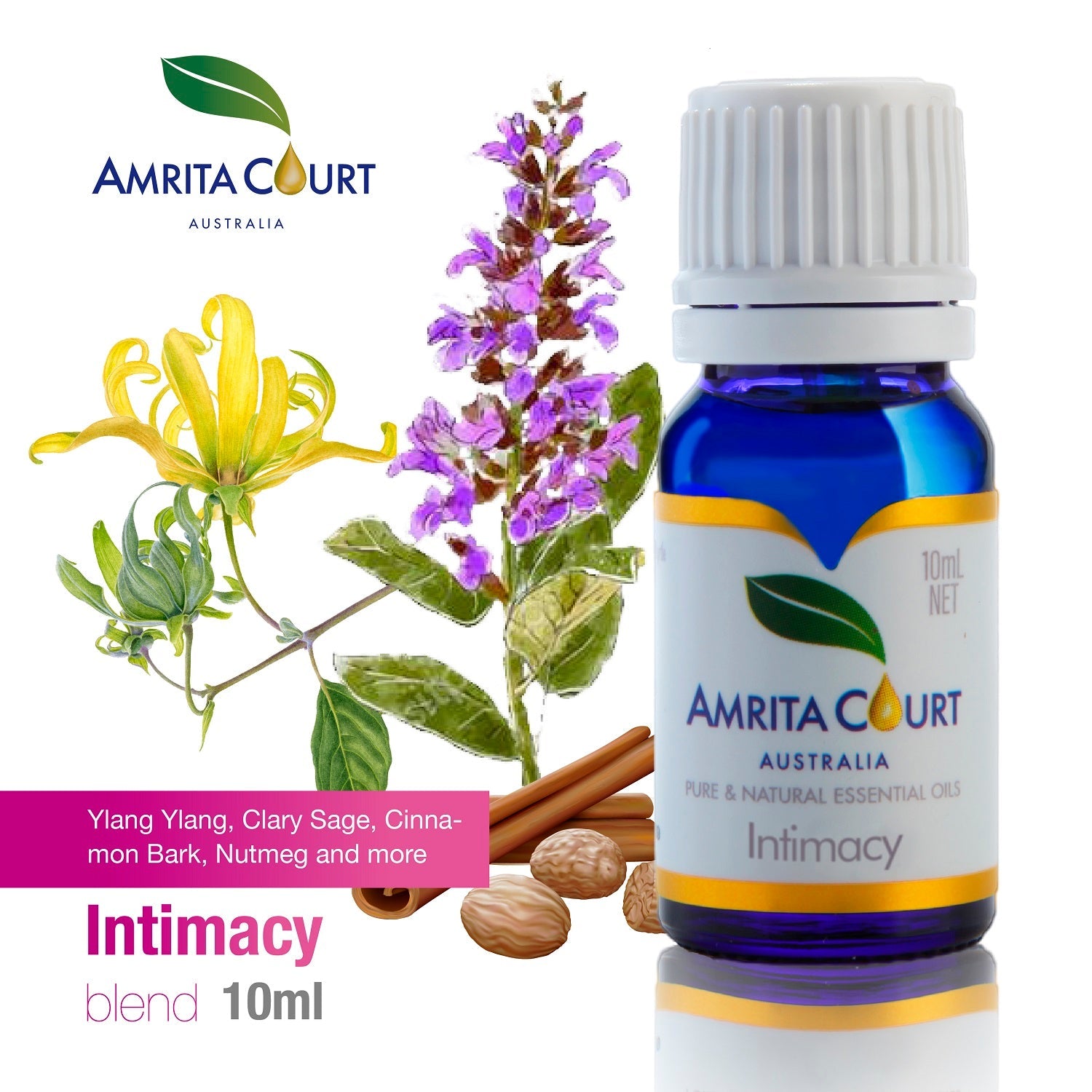 Intimacy Essential Oil Blend | Sensual & Euphoric | Hormone & Postpartum Depression | Australian Made-0
