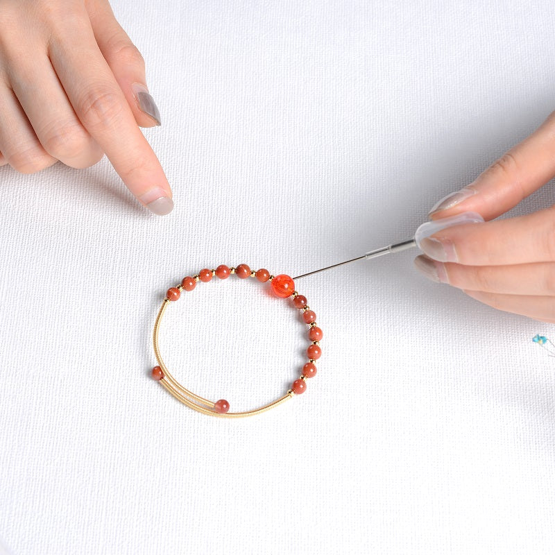 Murano Glass Bead Bracelet | Essential Oil Diffuser Jewelry | Diffusing on the go-2