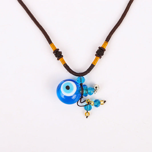"Lucky Eyes" Diffuser Necklace | Fend off Evil | Diffusing Oils on the go | Unique Gift-0