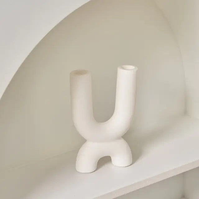 Ceramic Candlestick Holder