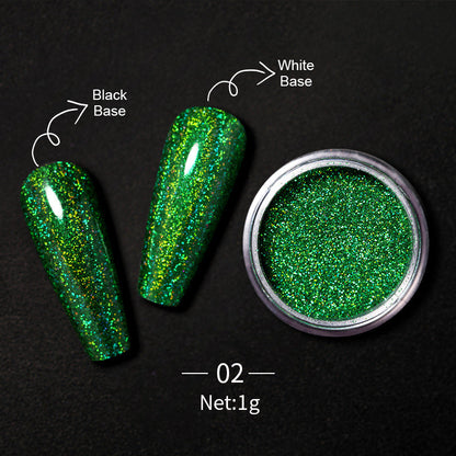 Luminous Nail Glitter Powder-2