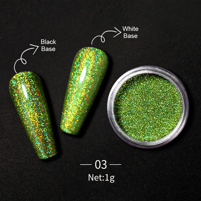 Luminous Nail Glitter Powder-3