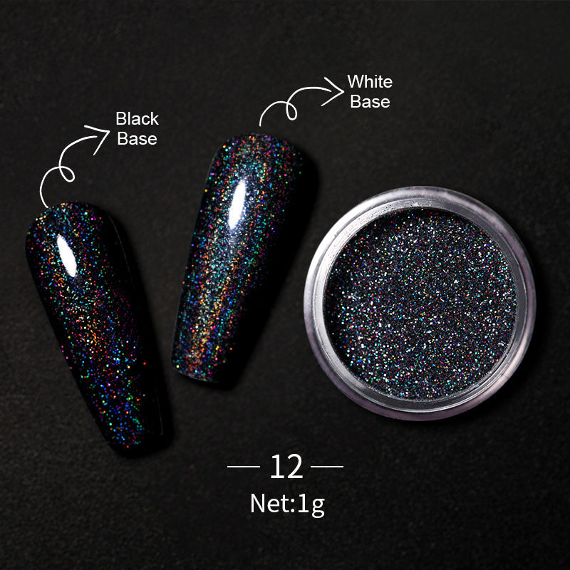 Luminous Nail Glitter Powder-12