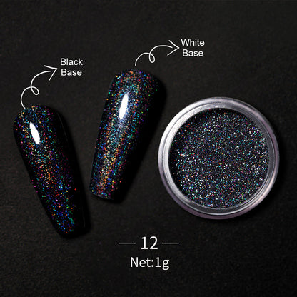 Luminous Nail Glitter Powder-12