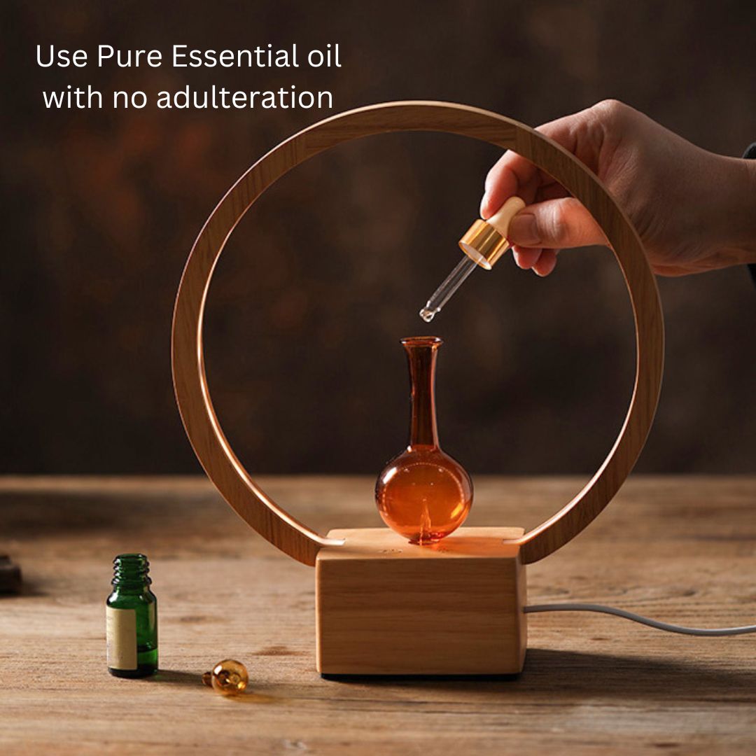 LUNA Eco-Friendly Aroma Diffuser | Ringlight Waterless Nebuliser | Pure Essential Oil-2