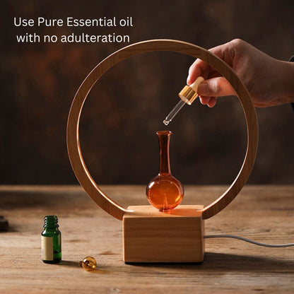 LUNA Eco-Friendly Aroma Diffuser | Ringlight Waterless Nebuliser | Pure Essential Oil-2
