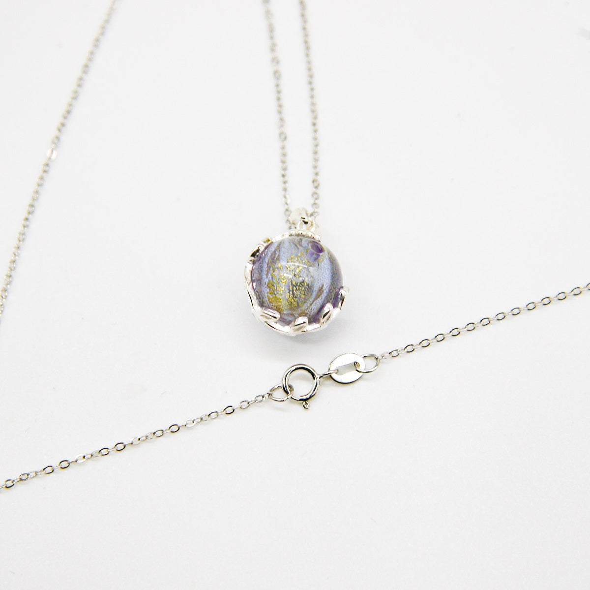 Planet Murano Aroma Necklace - Lunar Lavender | Energy & Healing | Diffuse on the go-0