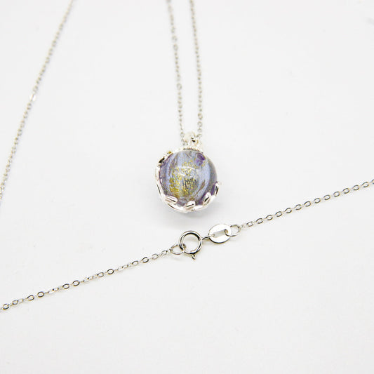 Planet Murano Aroma Necklace - Lunar Lavender | Energy & Healing | Diffuse on the go-0