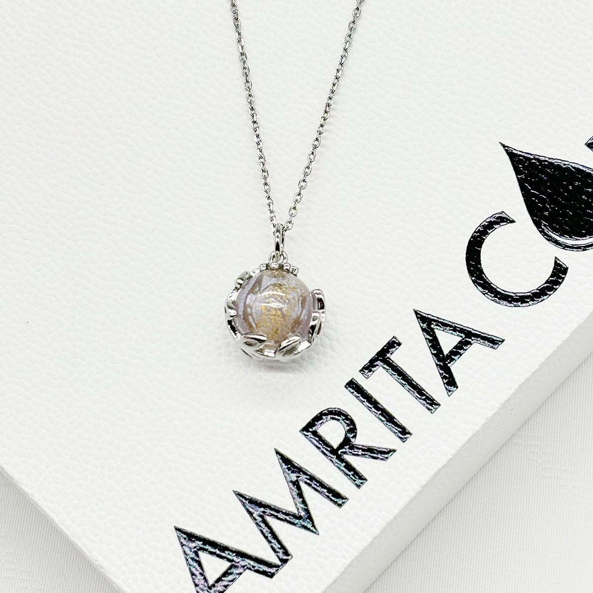 Planet Murano Aroma Necklace - Lunar Lavender | Energy & Healing | Diffuse on the go-3