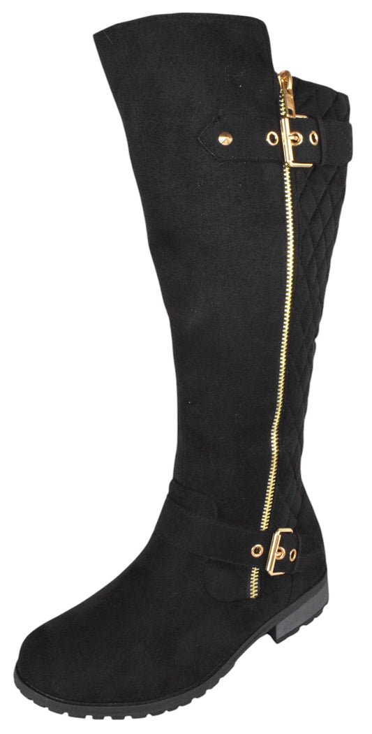 MANGO-23 Black Suede Forever