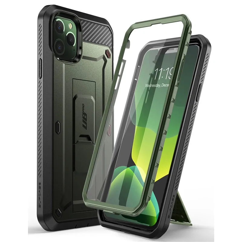 Full-Body Rugged Holster Cover for iPhone 11 Pro Max