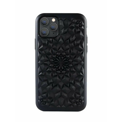 Matte Black Kaleidoscope iPhone Case-2