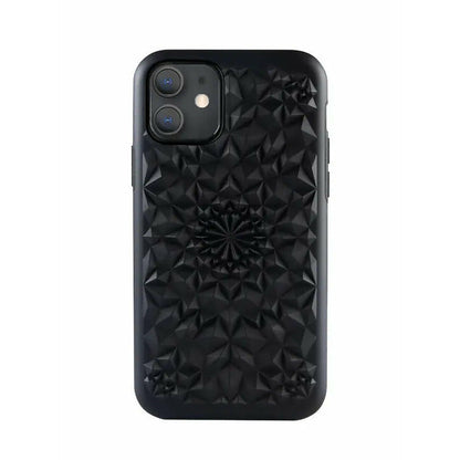 Matte Black Kaleidoscope iPhone Case-4