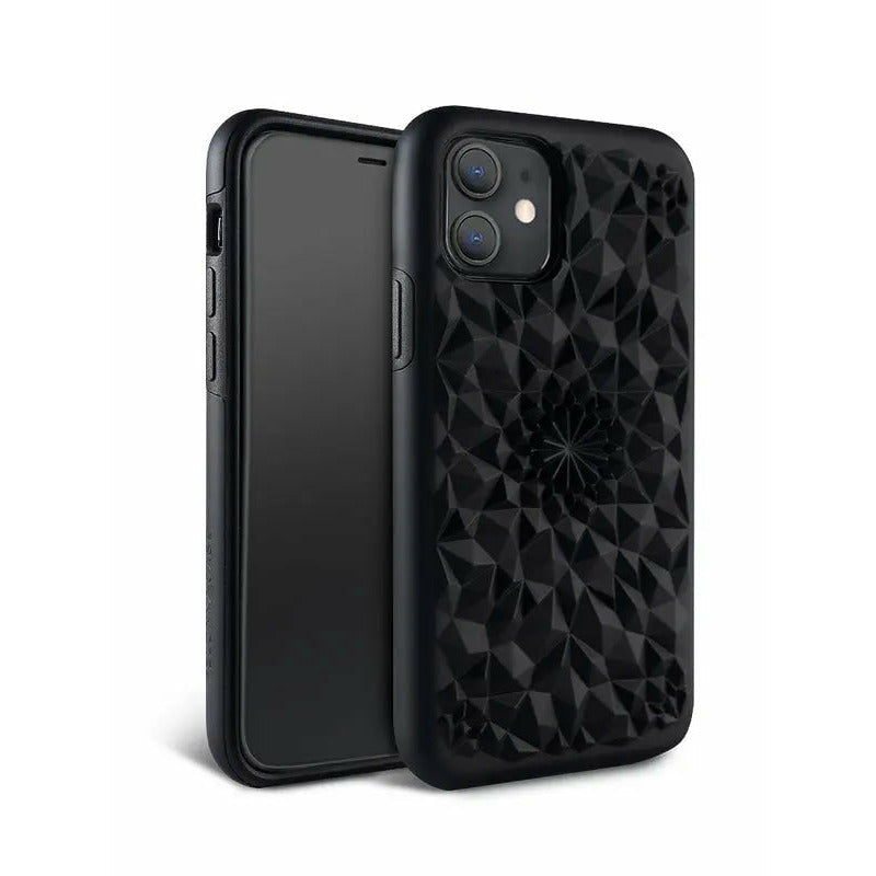 Matte Black Kaleidoscope iPhone Case-6