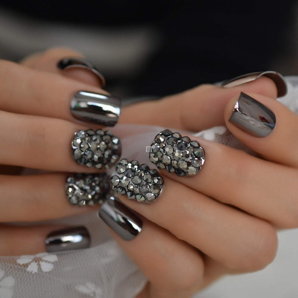 Metal false nails for women-1