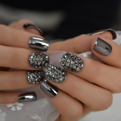 Metal false nails for women-1