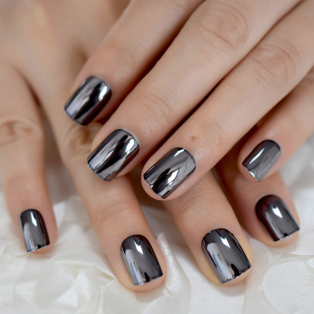 Metal false nails for women-2