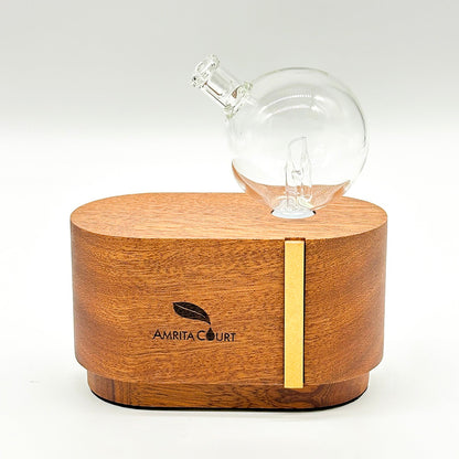 Portable Mini Orb Diffuser Redwood | Waterless Aroma Diffuser | No Plastics for Essential Oil-1