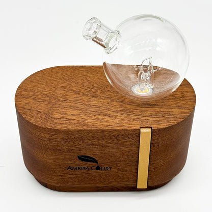 Portable Mini Orb Diffuser Redwood | Waterless Aroma Diffuser | No Plastics for Essential Oil-2