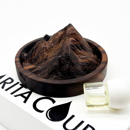 "Mt Donon" Black Walnut Wood Diffuser Piece | Waterless Diffusing | Natural Essential Oil-4