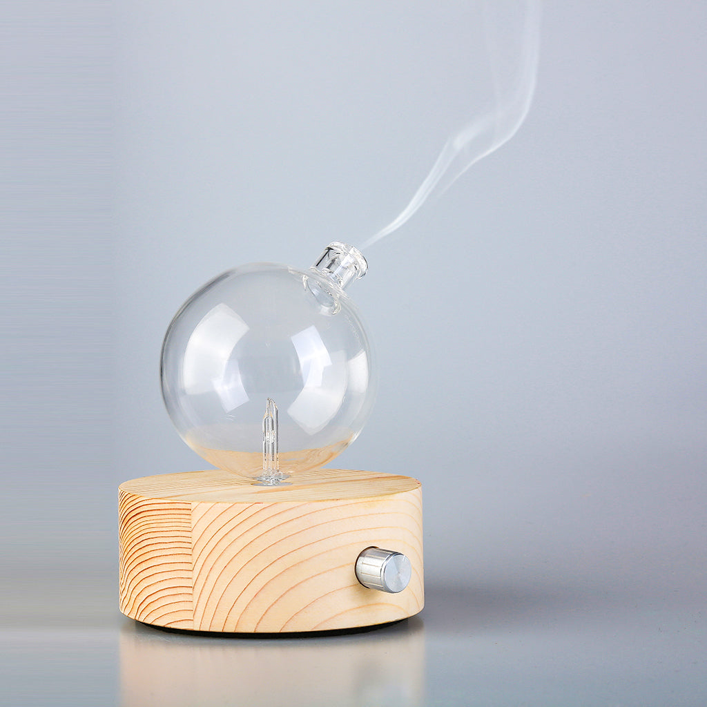 Geo Series "Round" Nebuliser | Waterless Aroma Diffuser | No Plastics Pure Essential Oil Diffusing-0