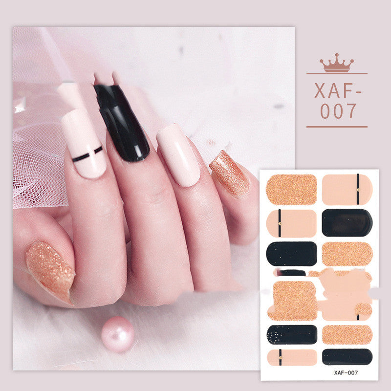 Nail Art with Imitation Diamond Nail Polish-6