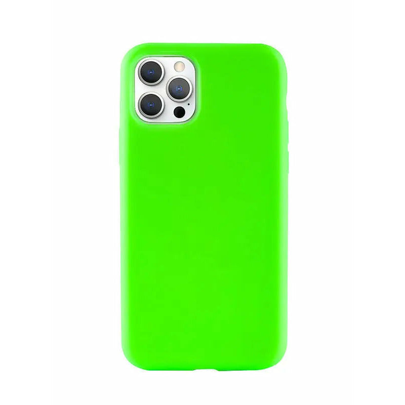 Neon Green Silicone iPhone Case-4