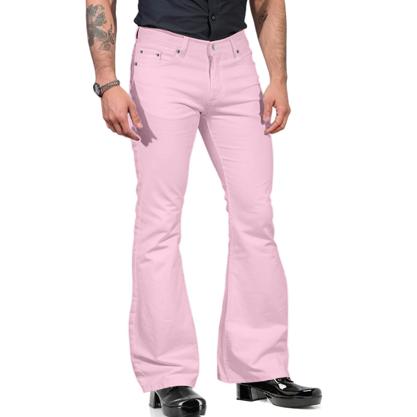 Men's Foreign Trade Bell-bottom Casual Pants