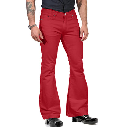 Men's Foreign Trade Bell-bottom Casual Pants