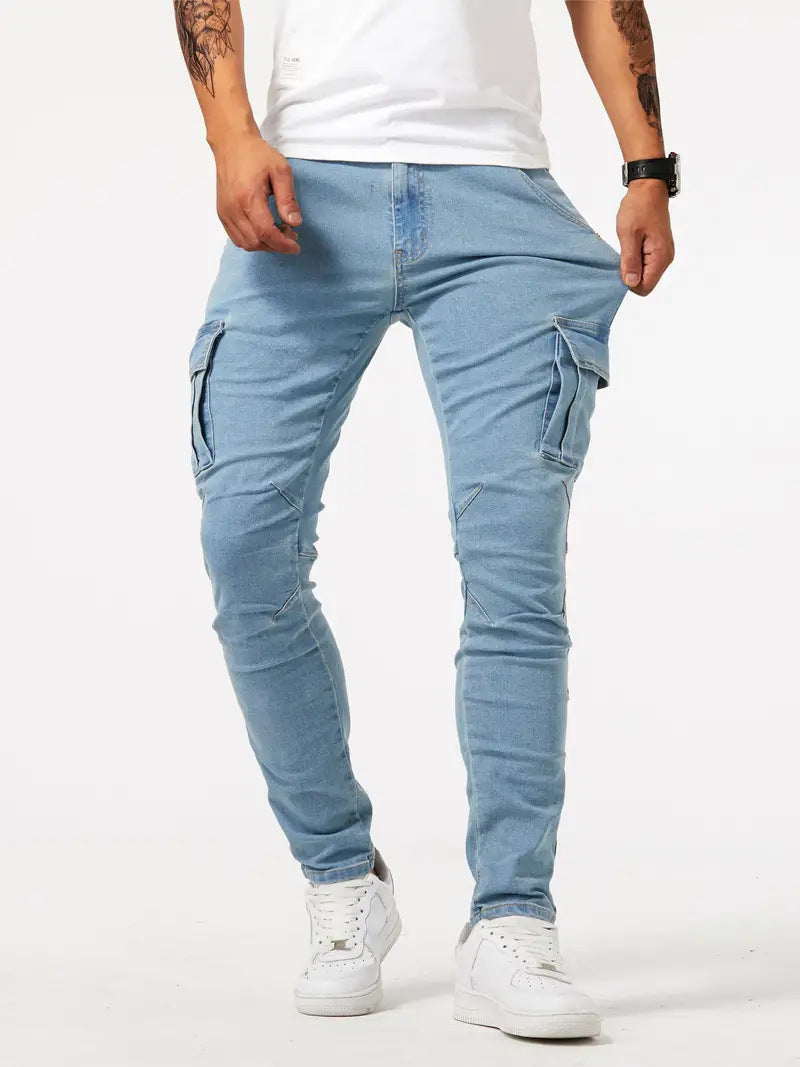 Men's Casual Denim Skinny Pants