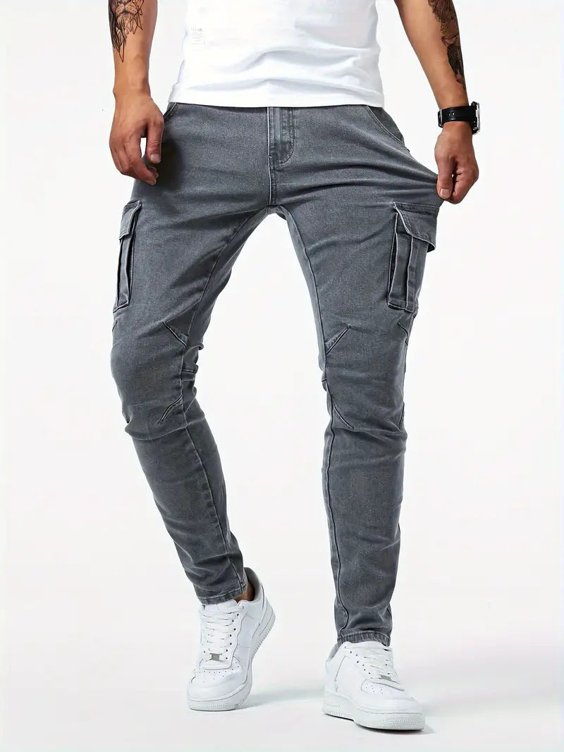 Men's Casual Denim Skinny Pants