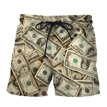 Retro USD Beach Shorts