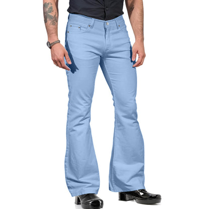 Men's Foreign Trade Bell-bottom Casual Pants