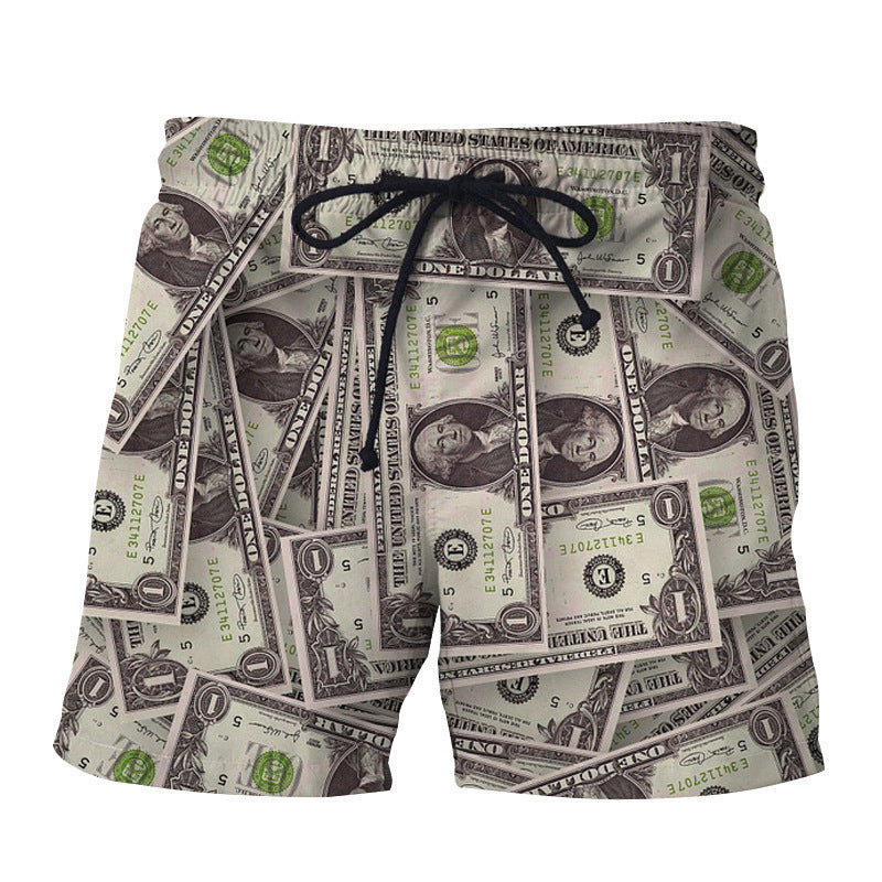 Retro USD Beach Shorts