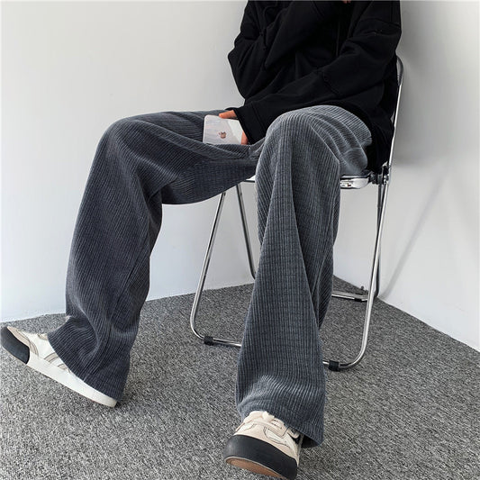 Men's Fashion Casual Loose Corduroy Pants