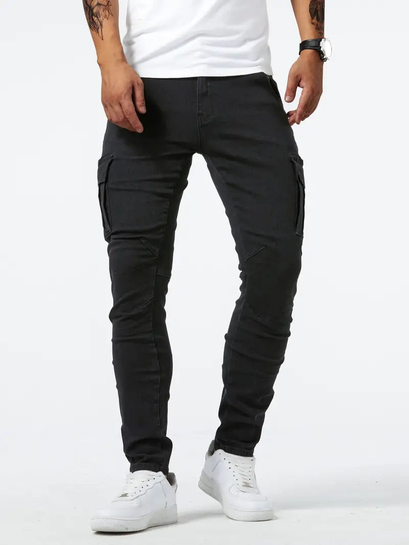 Men's Casual Denim Skinny Pants