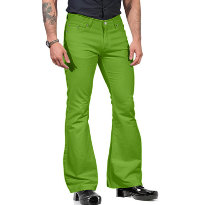 Men's Foreign Trade Bell-bottom Casual Pants