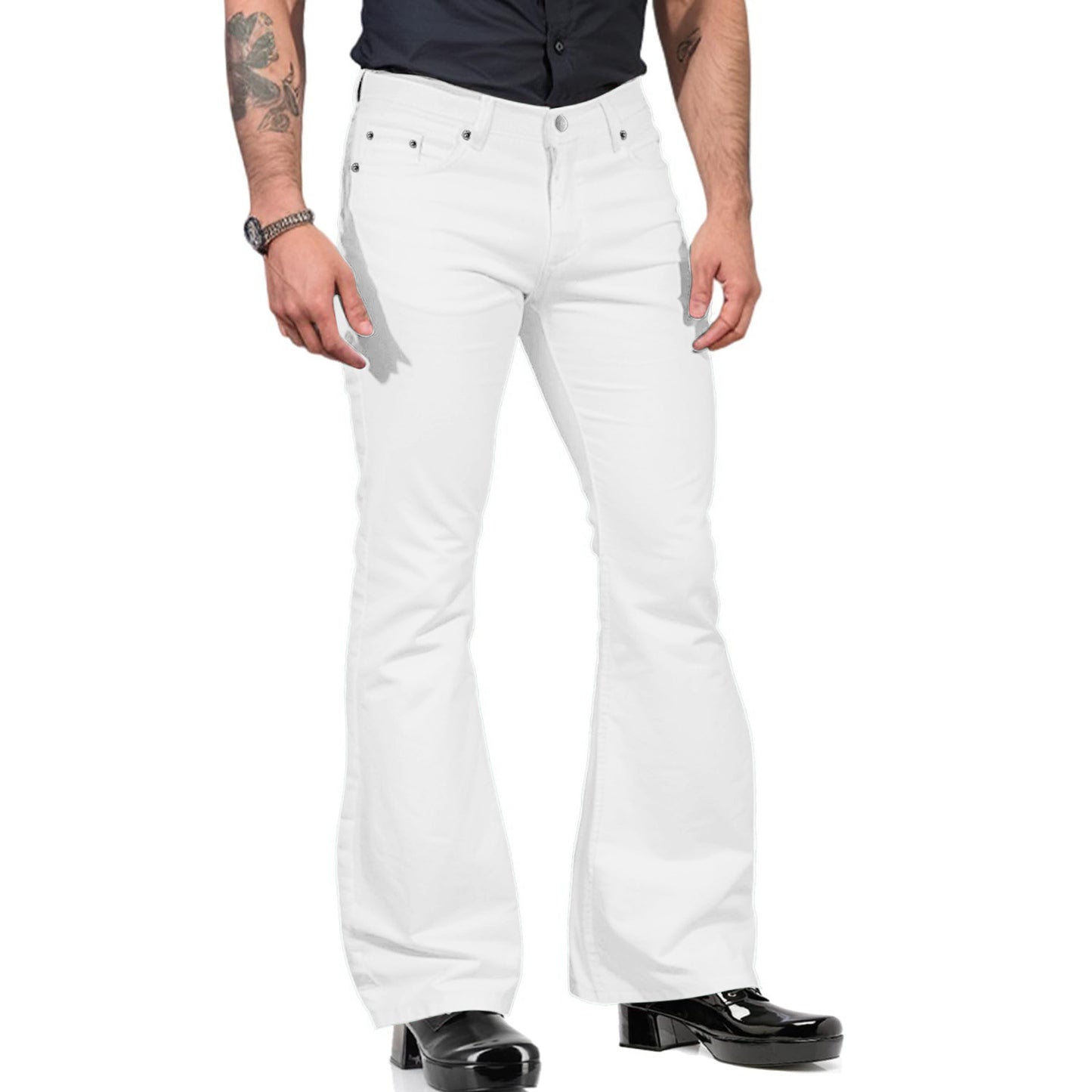 Men's Foreign Trade Bell-bottom Casual Pants